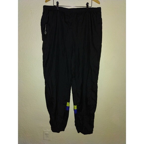 Vintage Sergio Tacchini Track suit 80s 90s Colorblock Zip Jacket Sz 44 Pants 38 - Picture 5 of 9